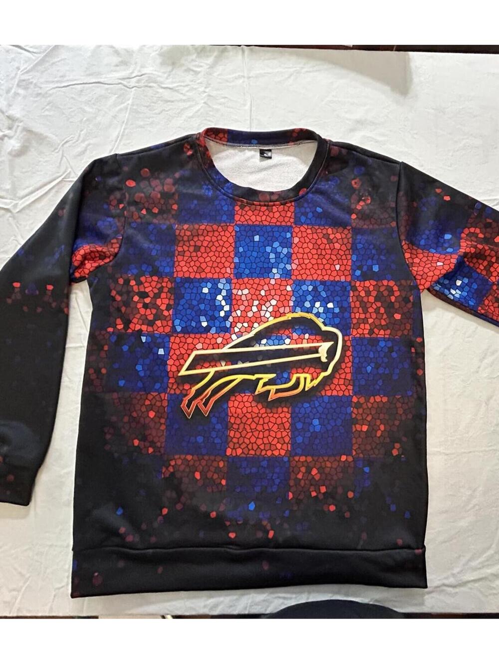 Buffalo Bills Checkerboard Longsleeve t-shirt size XL